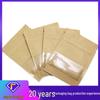 Earrings and Ear Accessories: Thick Transparent Self-Sealing Kraft Paper Bags for Packaging and Food Storage