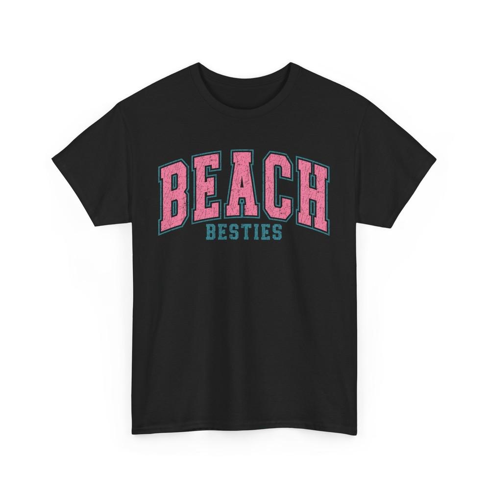 Beach Vibes T-Shirt | Summer Ocean Waves Tee | Beach Besties Retro Shirt