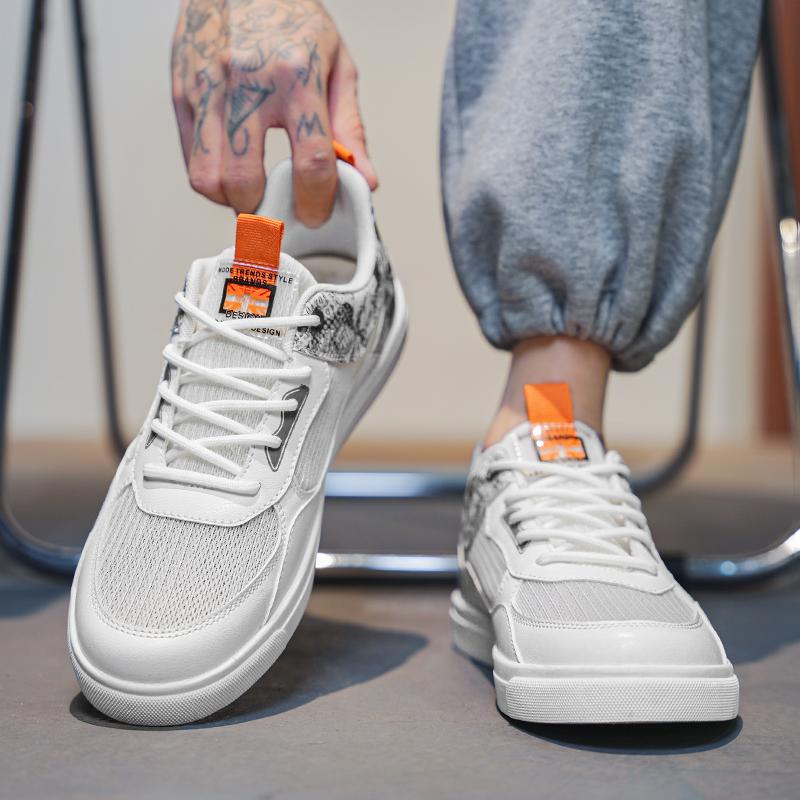 Weiße Sportschuhe für Herren, Freizeitschuhe, Streetstyle-Laufschuhe, Schuhe für Studenten, übergroße Winterschuhe, High Top