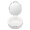 Denture Case Eco Friendly Durable PP Safe Odorless Lightweight Portable Denture Cup for Denture The Elderly White
