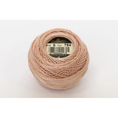 DMC Pearl Cotton Thread 754/5 Powder Pink Ideal for Dance Slippers