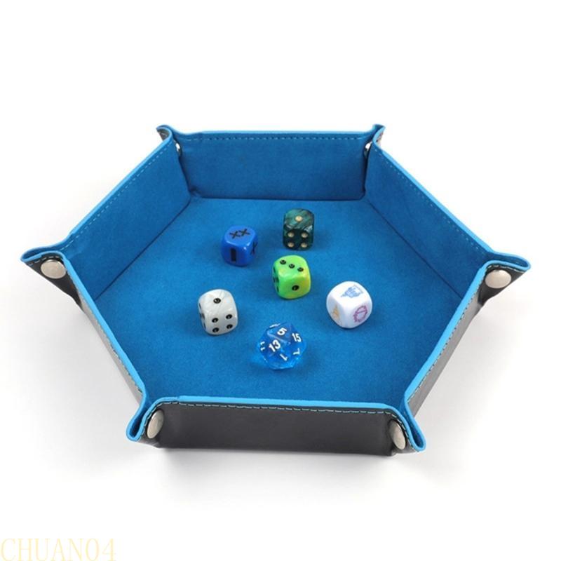 A1A2 Dices Holder Box Folding Dices Tray Dices Rolling Tray Dices Coin Purse Holder
