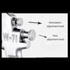 W-71 Pneumatic Spray Gun 1.5mm Caliber Nozzle Paint Sprayer Car / Furniture Spraying Tool Automotive