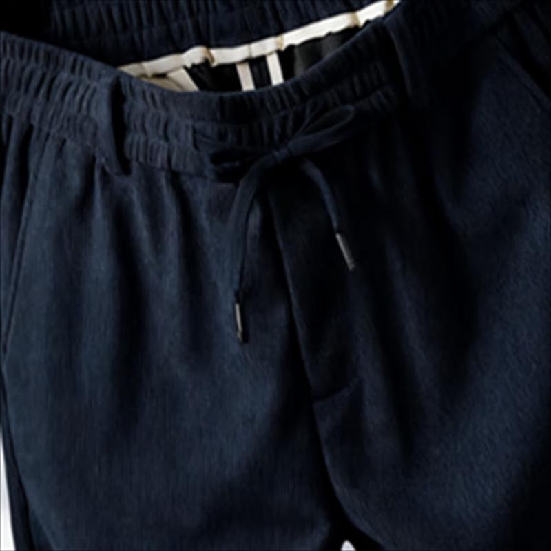 

ROMON Men s Fleece-Lined Corduroy Straight-Fit Casual Pants XL