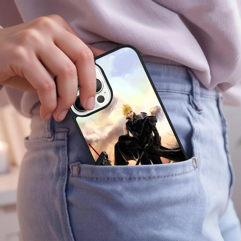 Final Fantasy VII Phone Case For iPhone 17 Air 15 16e 14 13 Pro Max Coque 12 11 Pro Max PLUS cover