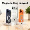 2pcs Magnetic Cell Phone Lanyard With Strap Fashion Protective Cover Anti-Lost Keychain Case