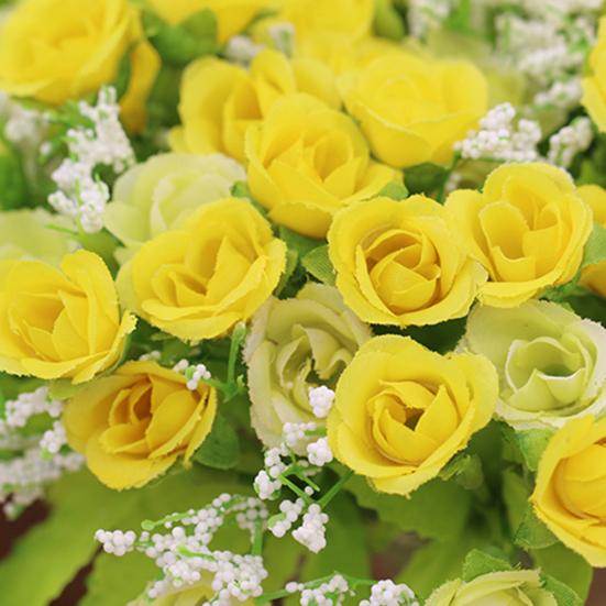 1 Bouquet 21 Head Artificial Fake Rose Wedding Party Home Decoration Flower