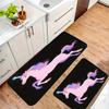 1PC Unicorn Pattern Kitchen Rug Non-Slip Door Mat Pop design Bathroom Rug Bath Mat Carpet for Home Sink Laundry Decoreeree