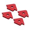 4 Stück 25lb Magnetischer Schweißpositionierer Edelstahl 45 Grad  90 Grad  135 Grad  180 Grad  Mehrwinkel