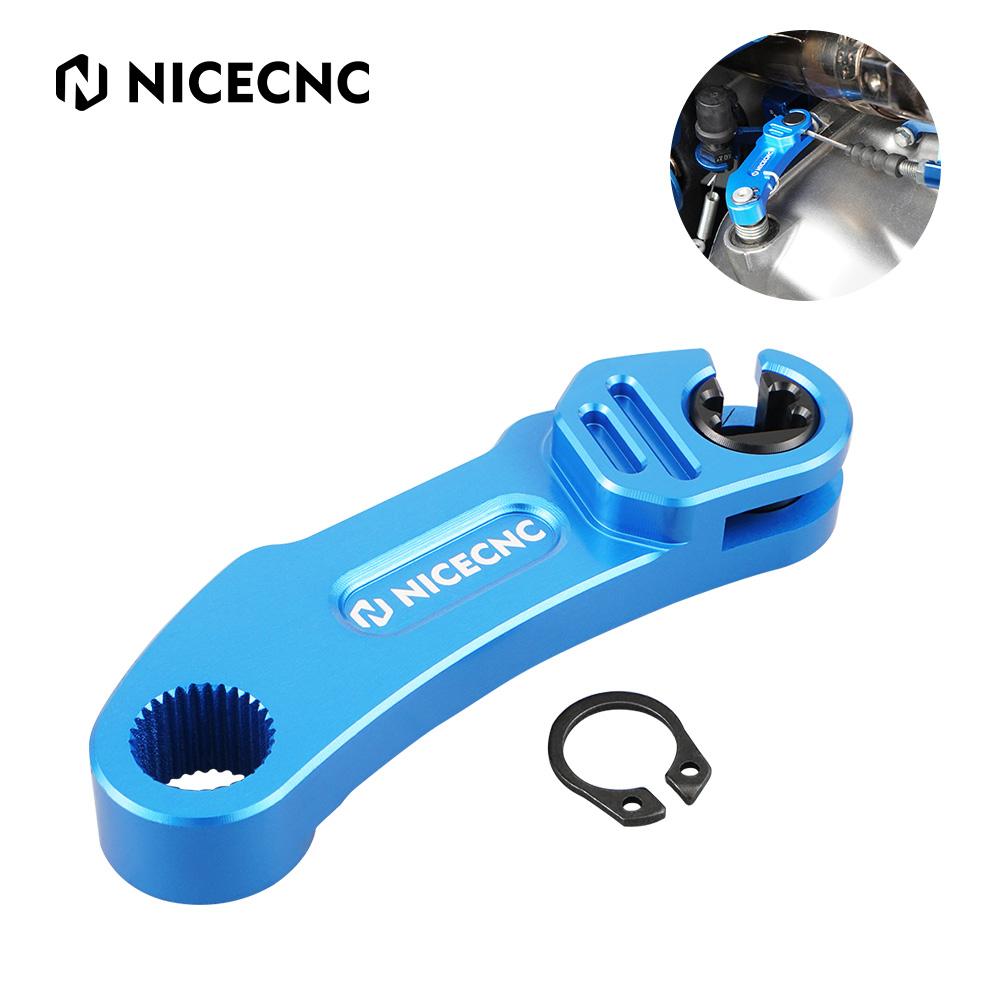 NiceCNC Pull Clutch Cable Arm Push Lever Assembly For Yamaha Raptor 700 2006-2024 700R ATV 2011-2024 Billet Aluminum