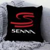 A-Ayrton S-Senna Logo Cushion Cover Car Throw Pillow Case For Sofa Car Christmas Gift 40X40Cm 45X45Cm
