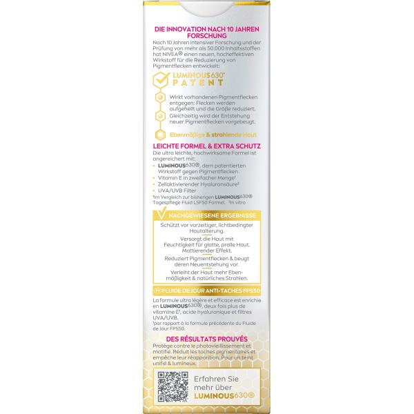 Nivea Cellular Luminous Anti-Spot Cream SPF50 40ml