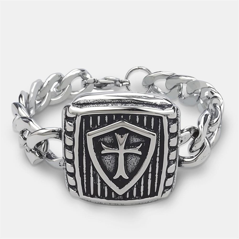 Creative Simple Cross Bracelet Stainless Steel Classic Hand Chain Elegant Bracelets Jewelry Accessories