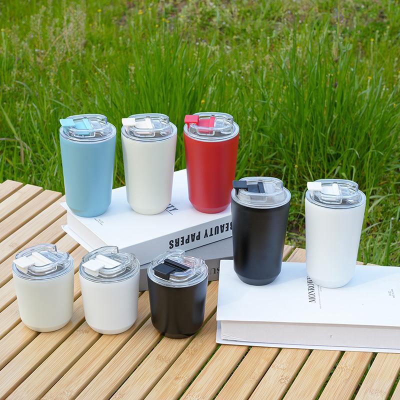 Luxury Stainless Steel Insulated Travel Coffee Mug - Double Layer, Portable for Car and Office