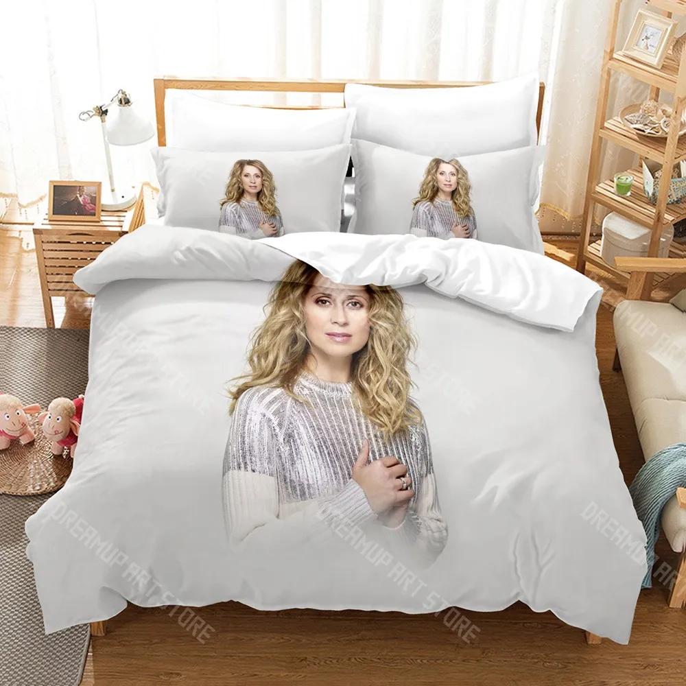3D Print Lara Fabian Bedding Set Single Twin Full Queen King Size Bed Set Adult Kid Bedroom Duvetcover Sets