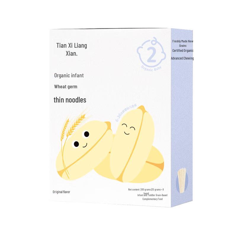 Tianxi Liangxian Organic Baby Wheat Germ Fine Noodles