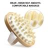 Massage Brush Natural Wood Massager Body Brush Scrubber Hair Scalp Spa Bath Massage