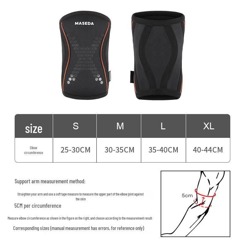 Peak Weightlifting 7mm Neoprene Elbow Support for Strongman Squats