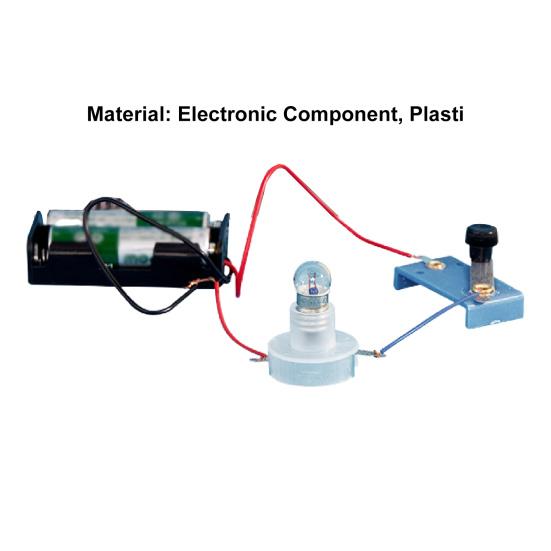 Circuit Material Toy Safe Exercise Thinking Ability Plastic Scientific Experiment Circuit Toy for Home