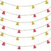 Delightful 2 Meter Christmas Bell String Decorative Plastic Bells For Festive Celebrations