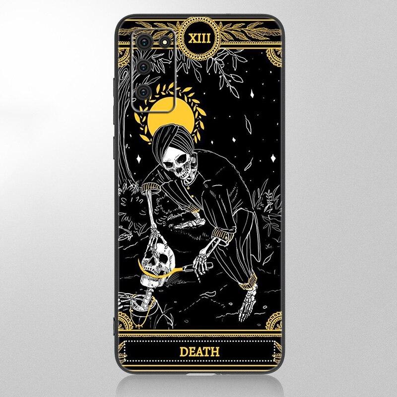 Etui Tarot Egyptien de Dusserre Art do Samsung Galaxy A12 A02S A22 A32 A52 A72 A71 A51 A41 A31 A21 A11 A50 A70 A10S A20S