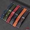 Quick Release 18mm 20mm 22mm Bracelet for Seiko Vintage Oil Wax Leather Watch Band Stitching Cowhide Strap for Omega Watchband