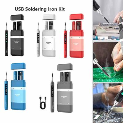 Adjustable Temperature Electric Iron Solder Cordless Welding Tool Kit Pen  DIY Projects