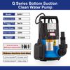 220V Compact Submersible Pump Q-Type Clean Water Pump Sewage Pump for Planting Forests Fisheries Ornamental Fish