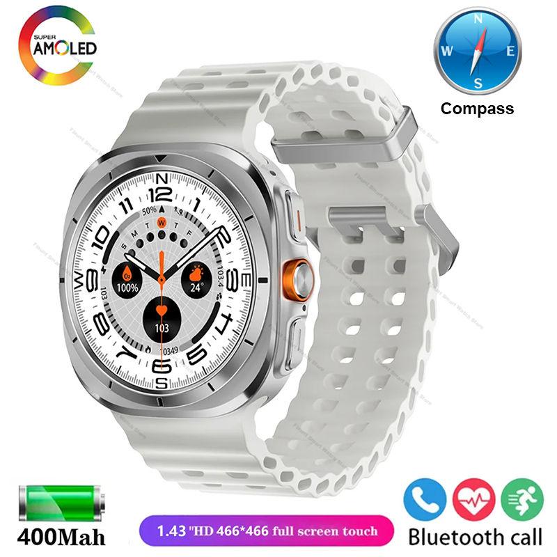 New Original Watch Ultra Smartwatch 47mm AMOLED ChatGPT GPS NFC Compass IP68 Waterproof Clock Bluetooth Call Smart Watch Men