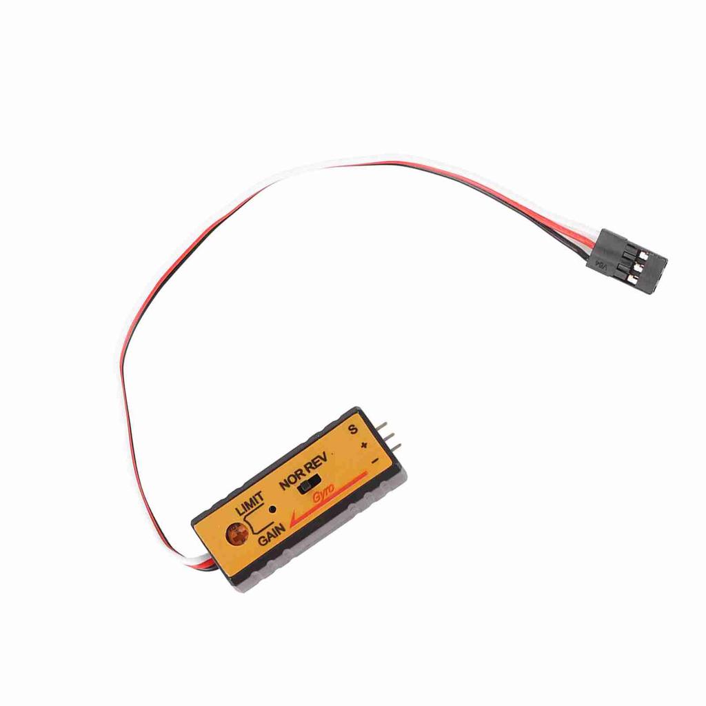 RC Stability Control Gyro Accurate Single Stage Gain Sensitivity RC Car Gyro Controller Module 46V