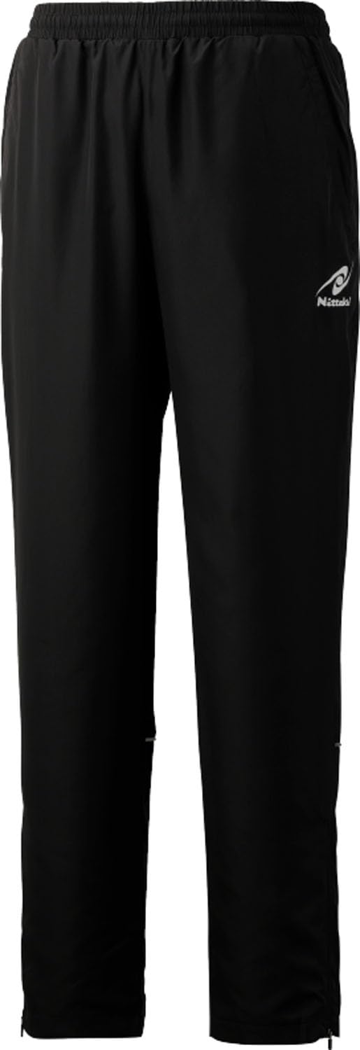 

Nittaku SV Light Warmer XO Pants, Lightweight, Water-Repellent, Warm, Fleece-Lined, Windproof, NW2801, Black, чёрный