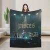 James Arthur Pisces World Tour Blanket Multiple Sizes Soft Fuzzy Plush Throw Blankets for Sofa Couch and Bed
