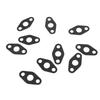 20 Pcs Turbo Oil Drain Gasket Turbocharger Oil Return Feed Flange Gasket Set for T3 T4 Turbocharge Gasket Paper