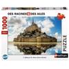 Puzzle 1000 Pieces L'Abbaye Du Mont Saint Michel, Des Racines Et Des Ailes, Nathan, From 14 Years Old, 41170561
