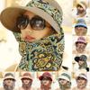 Women Sun Hat Face Neck Protection Cap Breathable Foldable Detachable Hat For Lady Girl