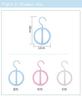 1Pc Hat Hook Storage Rack Scarf Ties Silk Belt Shelf Holder Hanger Hat Bag Strap Belt Clothes Rack Organize Storage Racks
