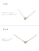 K10 pink gold diamond skin necklace L&CO 0.05ct 63-7871