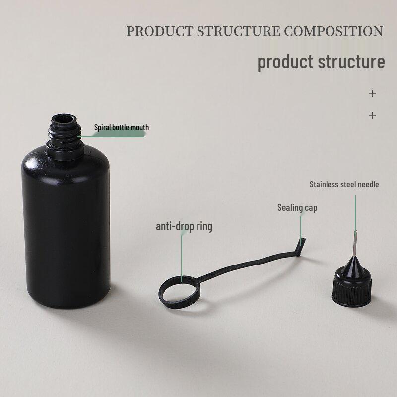 Bouteille PE à Trou d'Épingle pour Huiles Essentielles, Pigments, Colle et Encres
