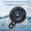 Waterproof Motorcycle Horn Motorcycle Universal Car Loud Speaker 12V 105 DB Mini Air Horn Loud Electric Horn For Bicycle, Scooter, ATV, Motorcycle,