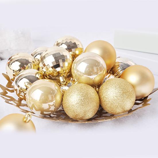 Weihnachtskugeln, unzerbrechlich, mit Loch zum Aufhängen, wiederverwendbar, Weihnachtsbaum-Anhänger, Weihnachtsbaum-Hängekugel, Weihnachtsbaum-Anhänger für Zuhause