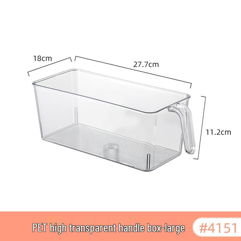 Food Grade Transparent Refrigerator Storage Box for Fresh Vegetables