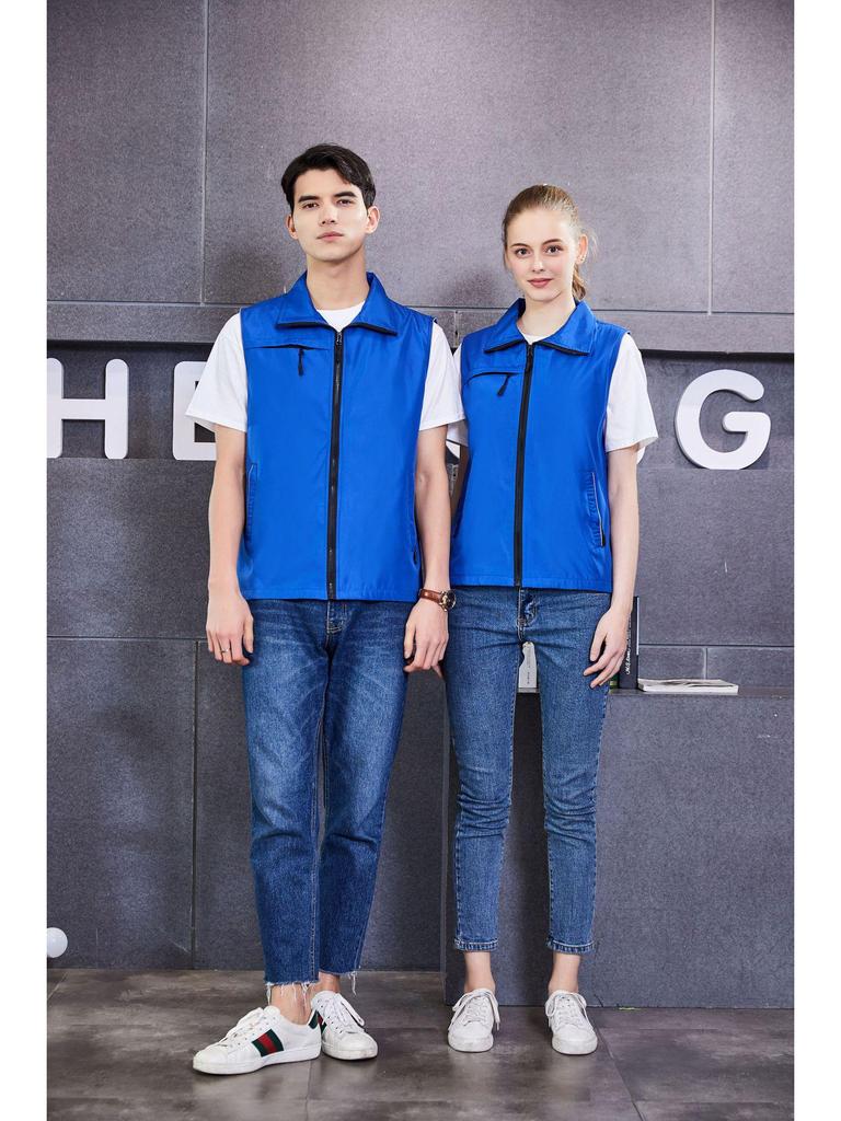 Custom Printed Reflective Volunteer Vest for Events and Construction Safety