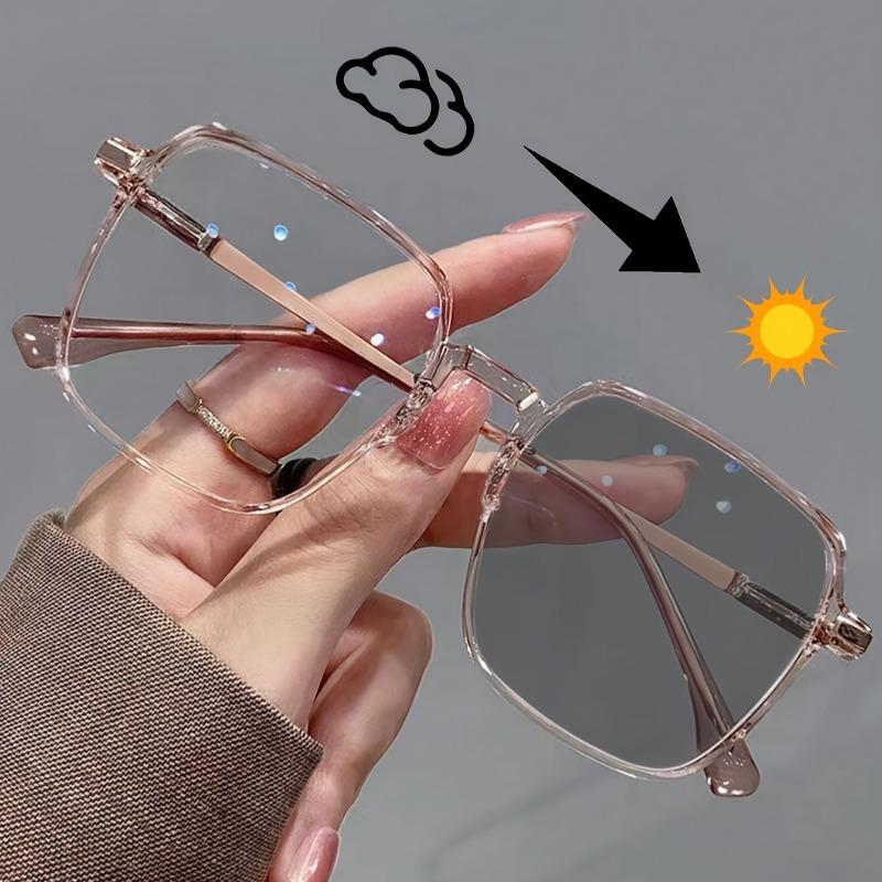 1 Pair of Women's Retro Glasses Elegant Oval Frame Lightweight Suitable for Daily and Formal Occasions Fashion Accessories