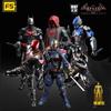 Hot F5 Roundd Culture Batman Series Model Doll Arkham Knight Deathstroke Red Hood Desktop Model Playthings Doll Festival Present