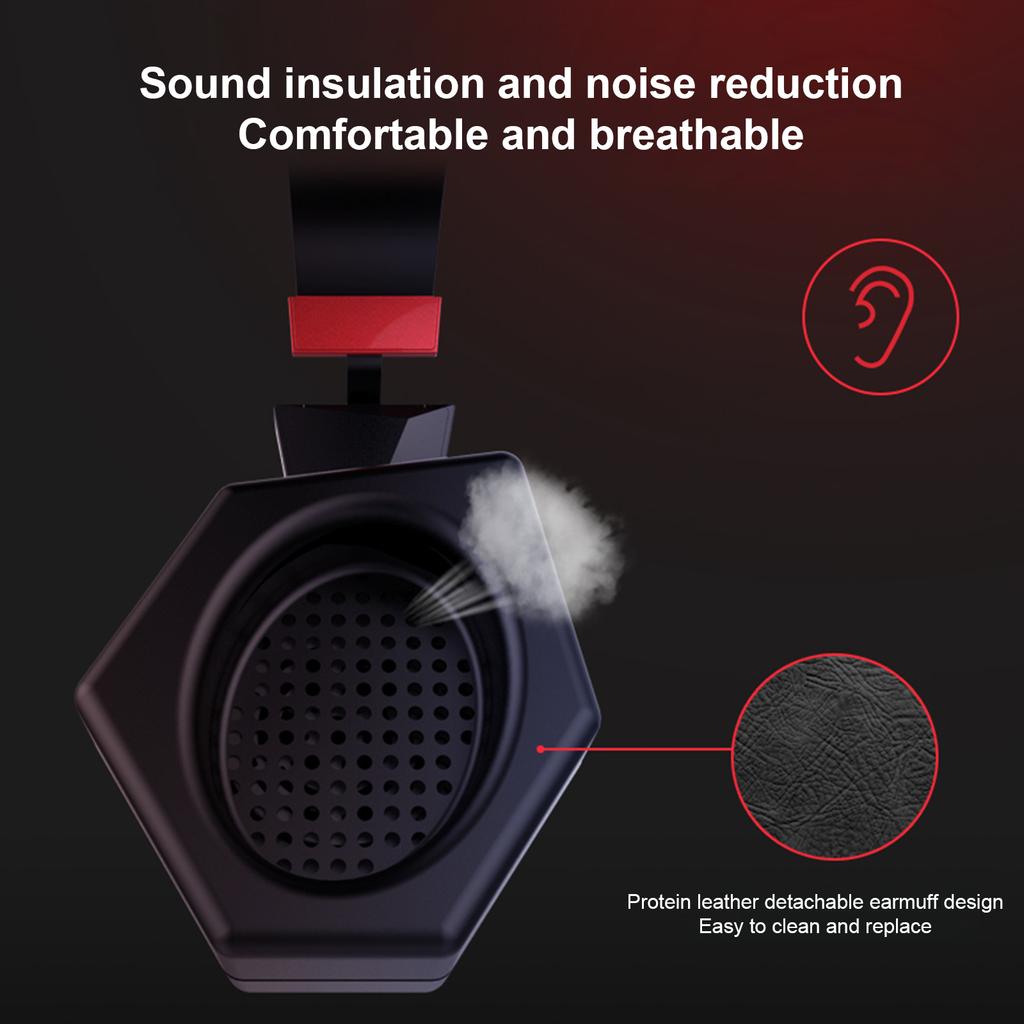 TAIOU USB Wired Gaming Headset Virtual 7.1 Surround Sound Headphones E-Sports Earphone with