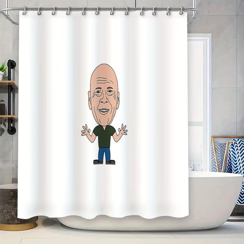 

Funny Bathroom Shower Curtain Set Anime Character Wall Art Decor Home Decor Washroom Accessories Unique Gifts Novelty W60H190(CM)-1 Pcs