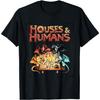 Unisexs Tshirt Fun Dungeonsdragons Inspired Tees Househuunisexs Rpg Parody Game Player Top With Dragon And Wizard Battle Design