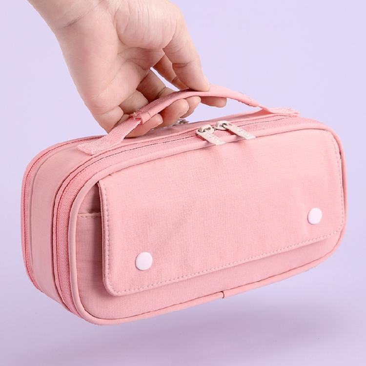 High Capacity Canvas Pencil Organizers For Students Lightweight Design Multipurpose Use Durables Fabric Waterproof Material