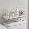 Stainless Steel Storage Rack Multifunctional Toilet Rack Multi-functional Bathroom Shelf  Household