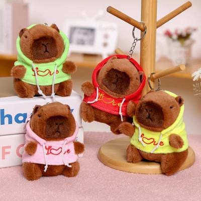 1-10PCS Cute Capybara Plush Pendant Water Dolphin Plush Toy Keychain Bag Pendant Children's Birthday Gift Holiday Party Favours